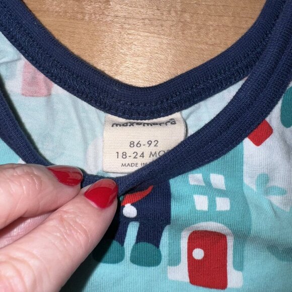 Maxomorra Outfit Bundle Tank Tops And Shorts Octopus And Cats Size 86/92 - Picture 2 of 5